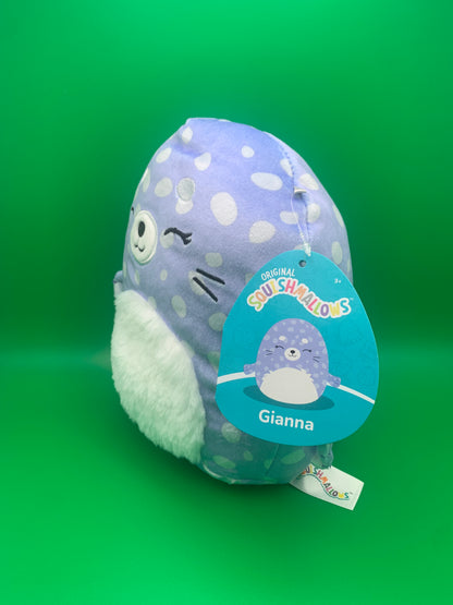 Squishmallow Tianna the Spotted Seal 7.5 inch