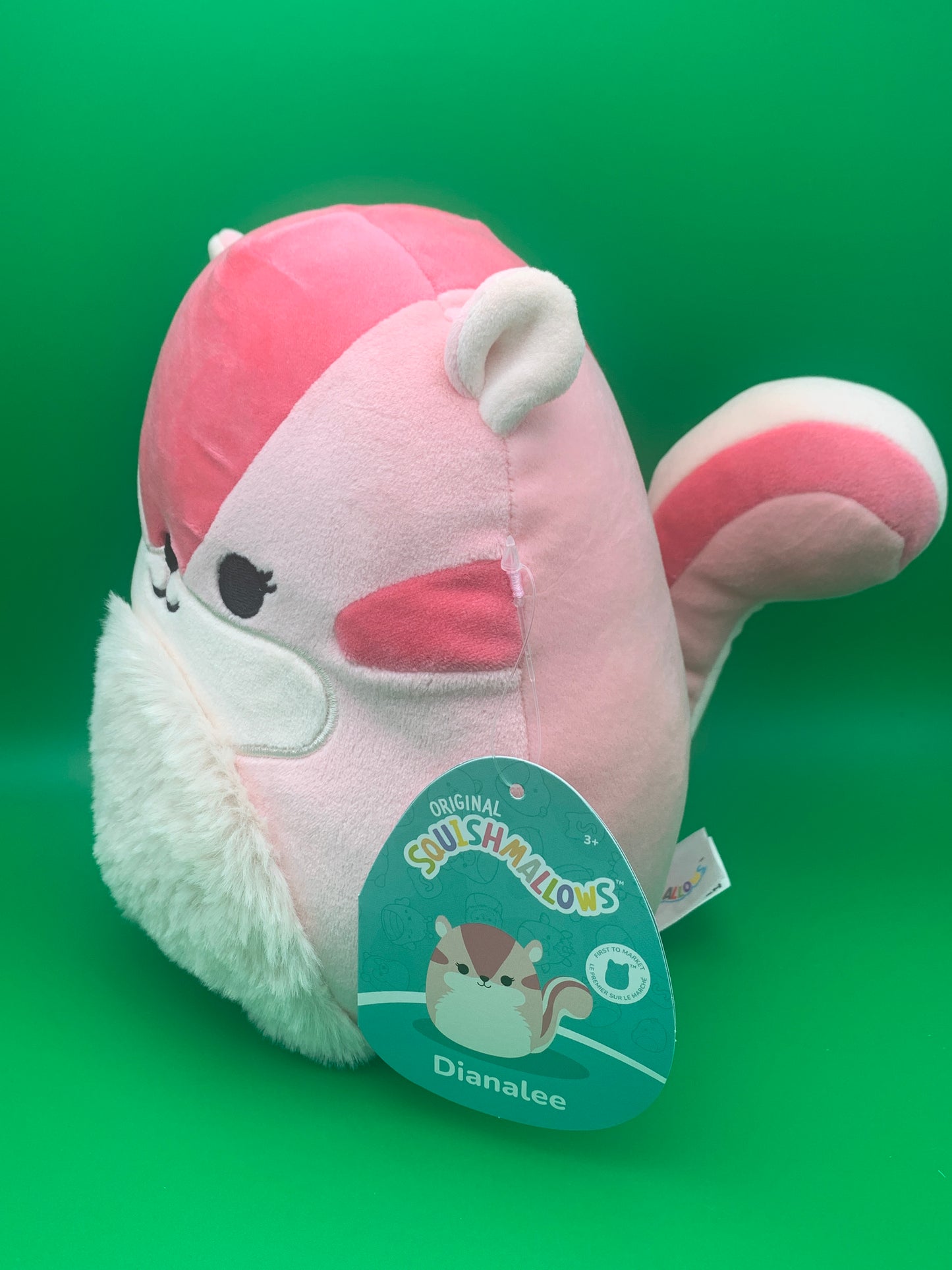 Squishmallow Dianalee the Pink Chipmunk 7.5 inch