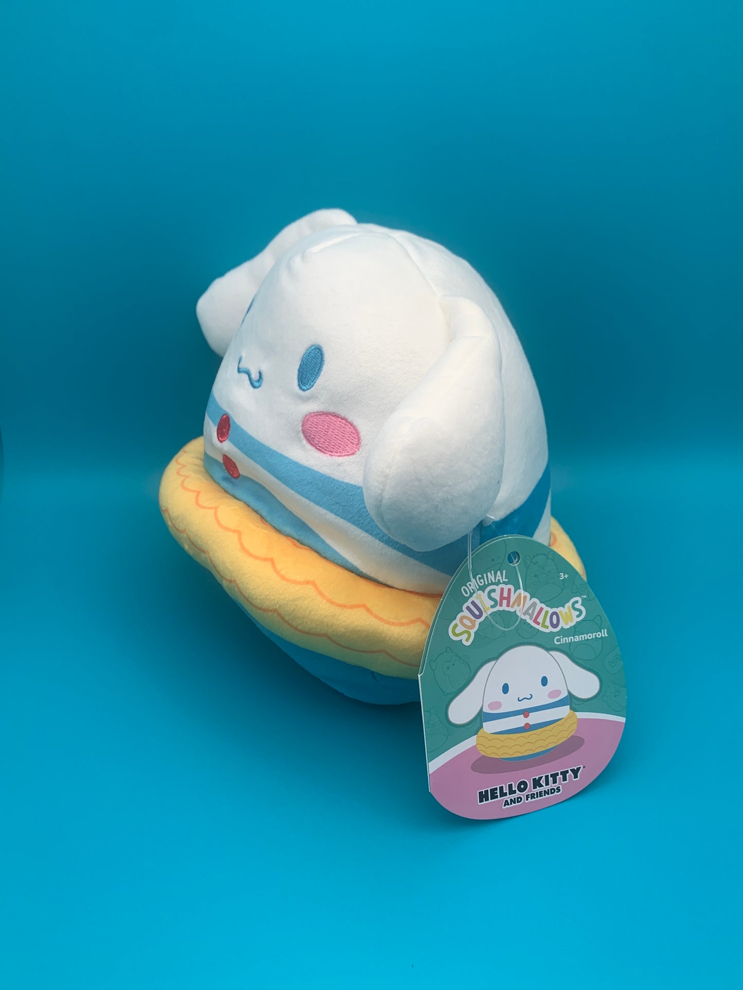 Squishmallow Hello Kitty Cinnamoroll Beach 6.5" inch