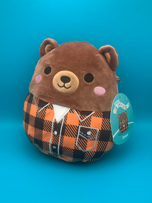 Squishmallow Omar the Bear Harvest Jacket 7.5" inch