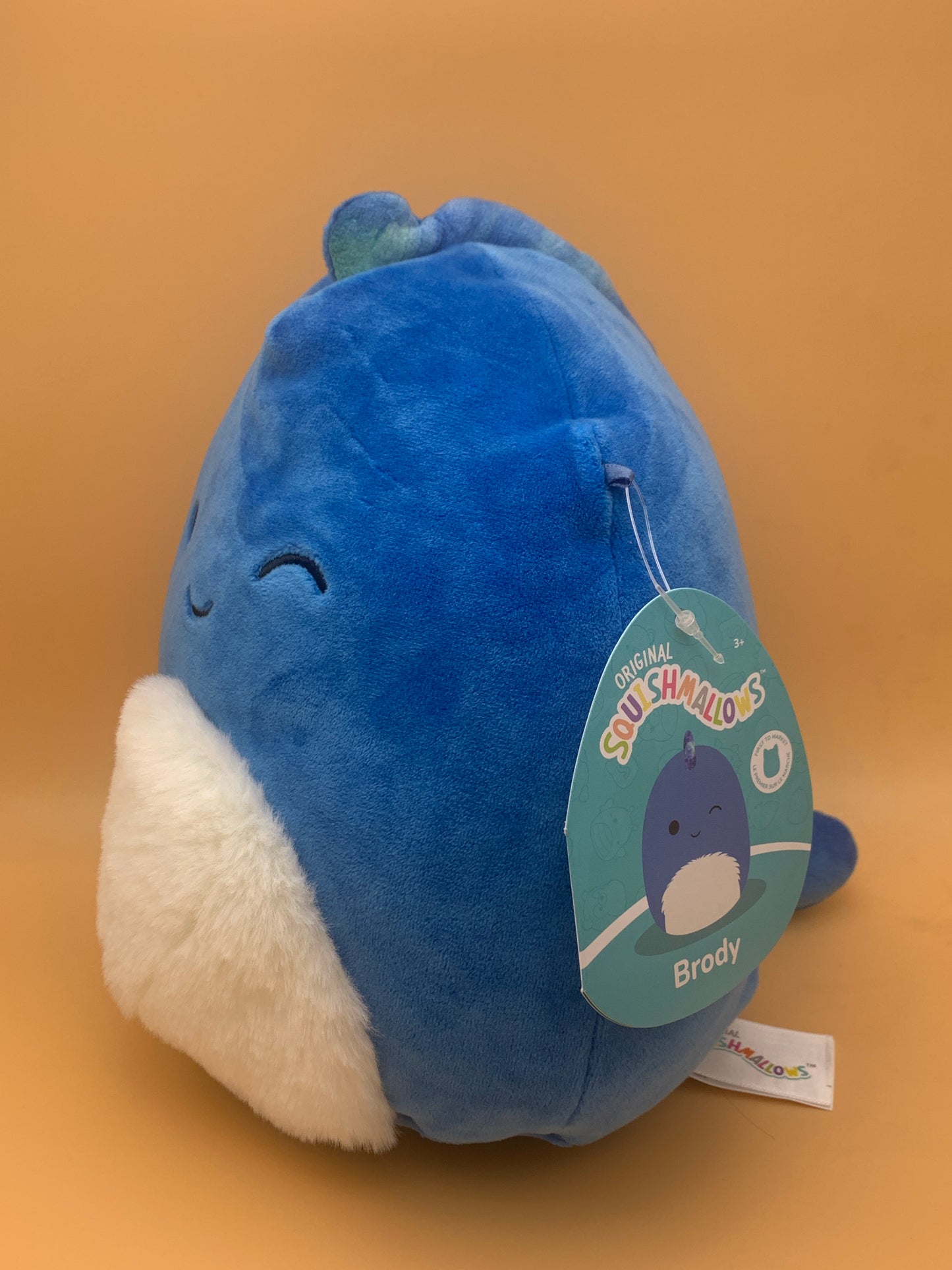 Squishmallow Brody the Blue Dinosaur 7.5 inch