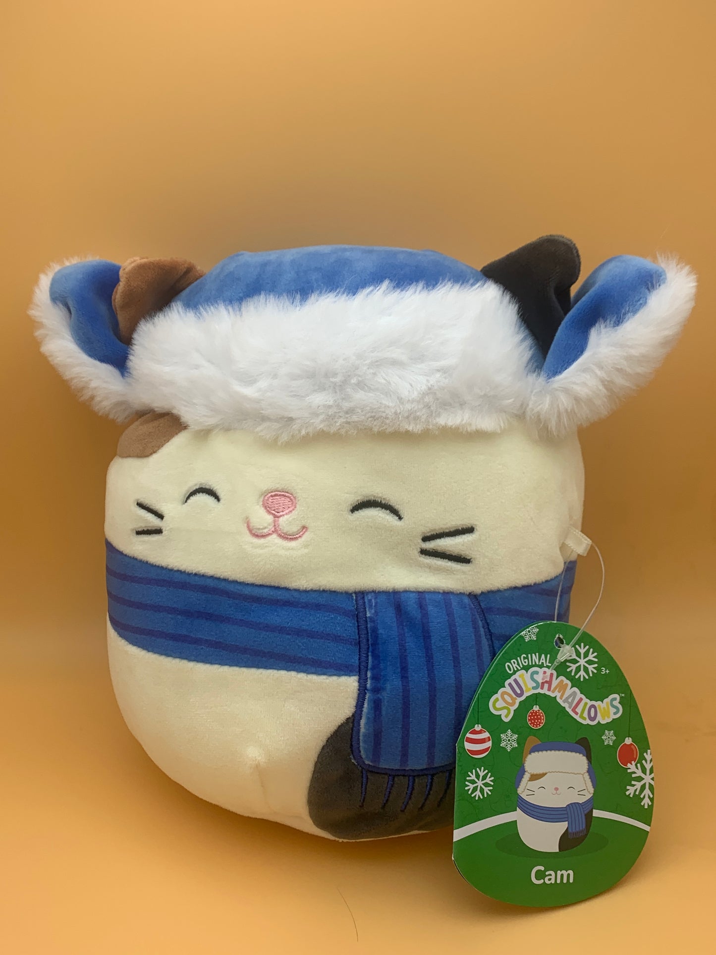 Squishmallow Cam with Winter Hat 7.5 inch