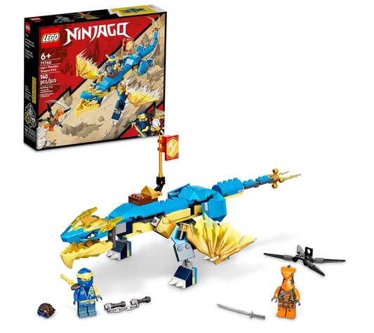 LEGO 71760 NINJAGO Jay’s Thunder Dragon EVO