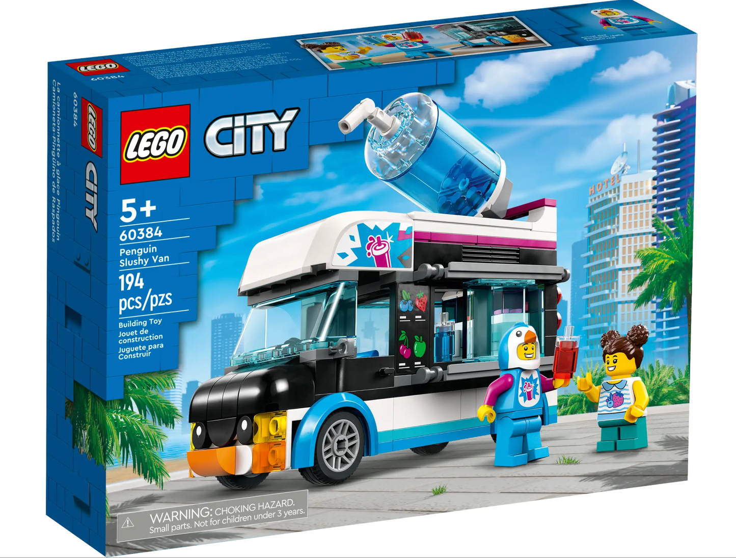 LEGO 60384 Penguin Slushy Van