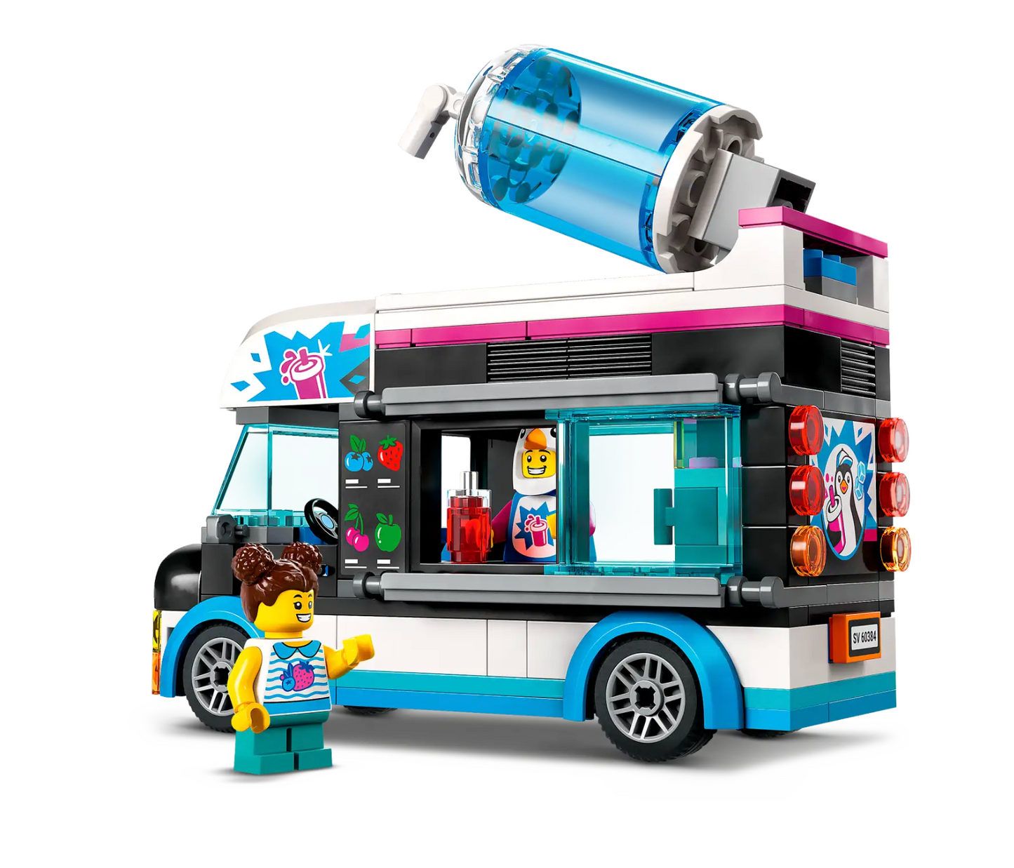 LEGO 60384 Penguin Slushy Van