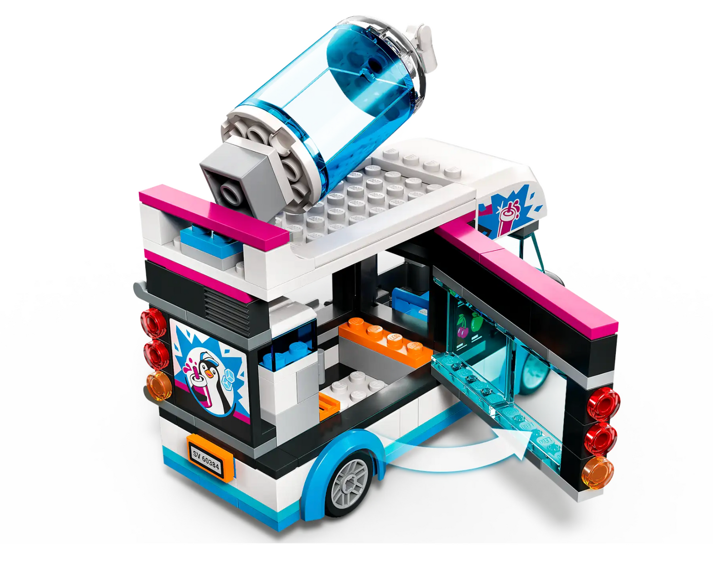 LEGO 60384 Penguin Slushy Van